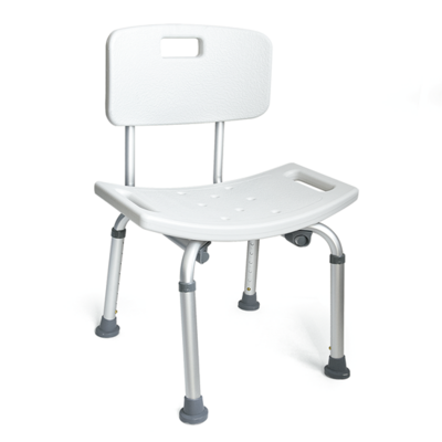 Kαρέκλα μπάνιου αδιάβροχη με πλάτη πτυσσόμενη